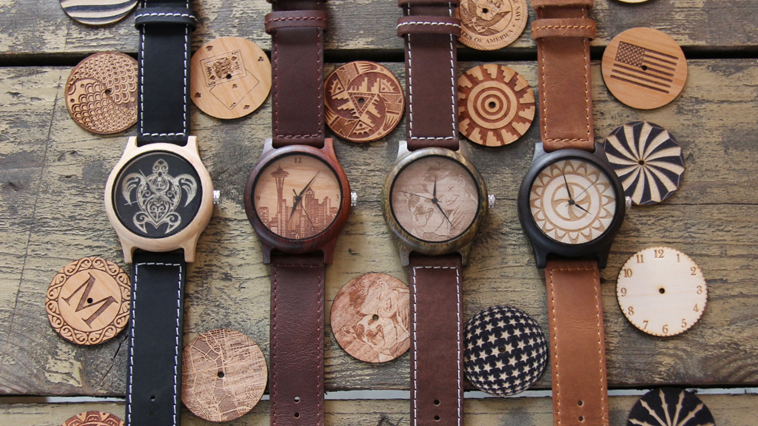 Customizable Wooden Watch